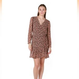 Dex Front Wrap Floral Dress